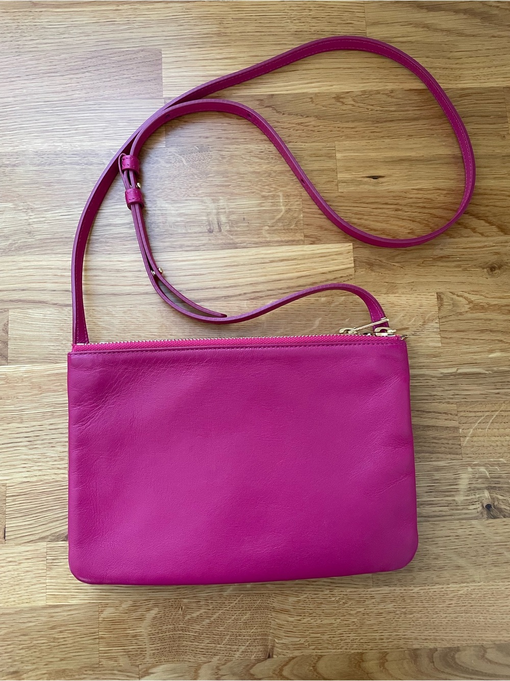 Celine Trio Small Pink Leather Crossbody Bag - Picture 7 of 16